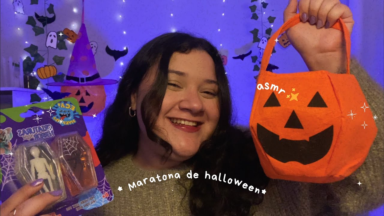 ASMR | LOJA DE HALLOWEEN 🎃🤍✨🎧 (roleplay) - tapping, voz suave, scratching e +