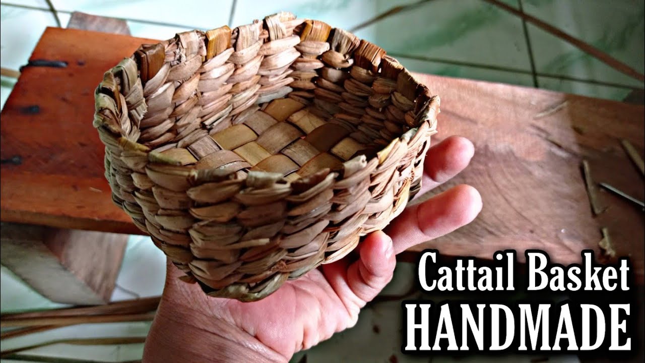How To - Cattail Basket Weaving - Lampakanay / Easy STEP