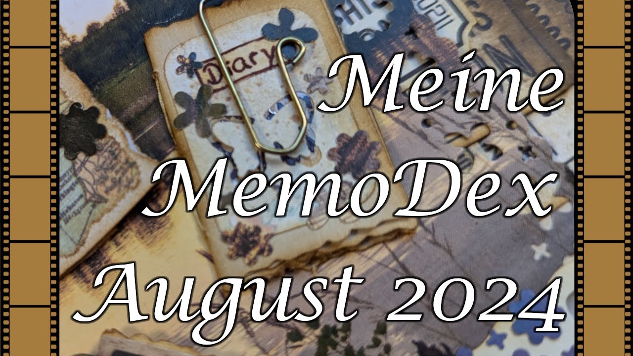 📇 Meine Memory Dex Karte  ✂️ Mein Beitrag für Agnes Johannas Tausch Aktion August 2024 #memodexparty