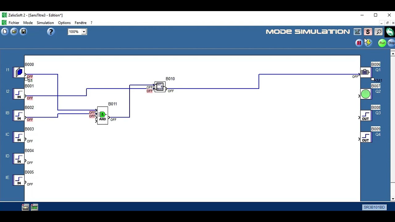 programmation en FBD avec Zelio