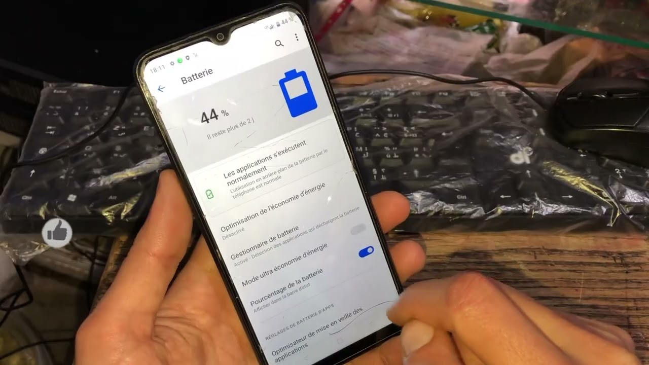 Comment masquer le pourcentage de batterie en realme c30