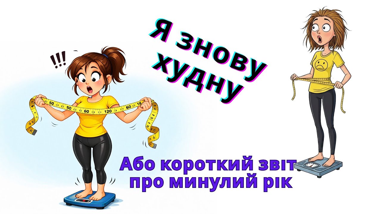 Мої -9 кг. Я продовжую худнути. Короткий звіт про минулий рік.