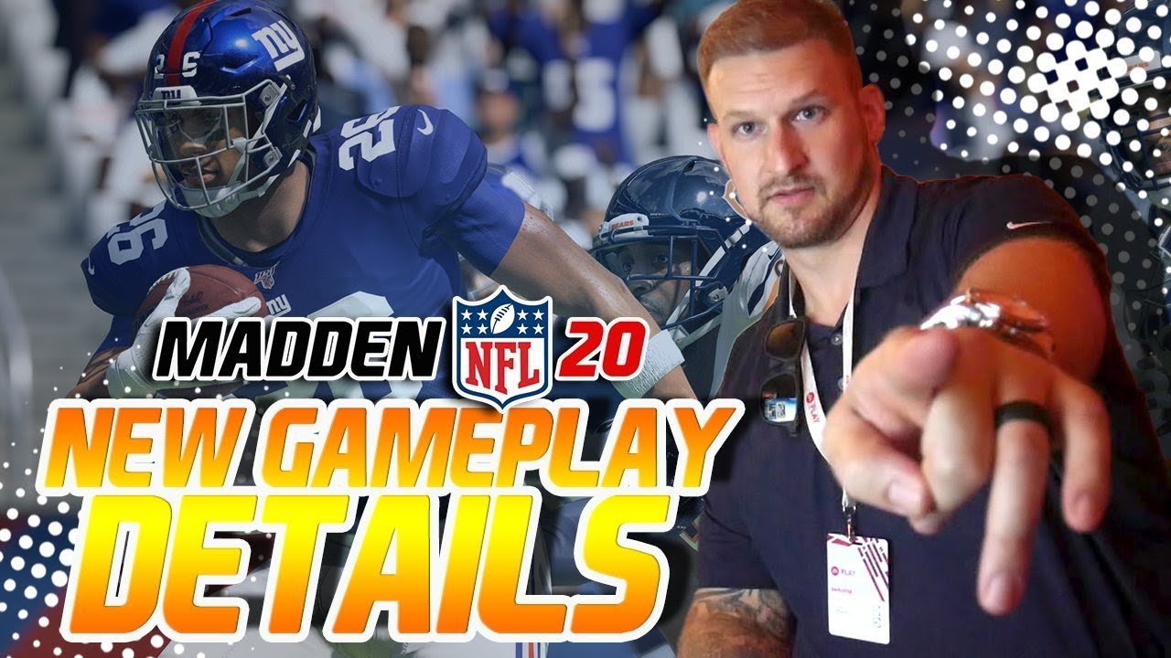 Madden 20 Gameplay New Details! Custom Animations, Online Replays and More!