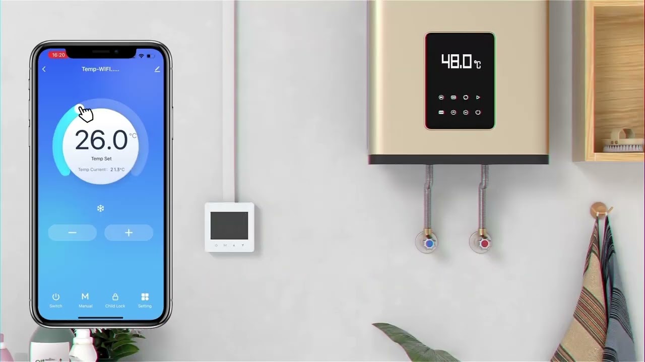 AVATTO Tuya WiFi/ZigBee termostato inteligente, controlador de