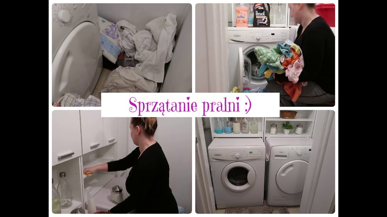 Porządki w pralni 👕👖| Posprzątaj ze mną| Motywacyjne sprzątanie 💪🏻| Uporządkowana