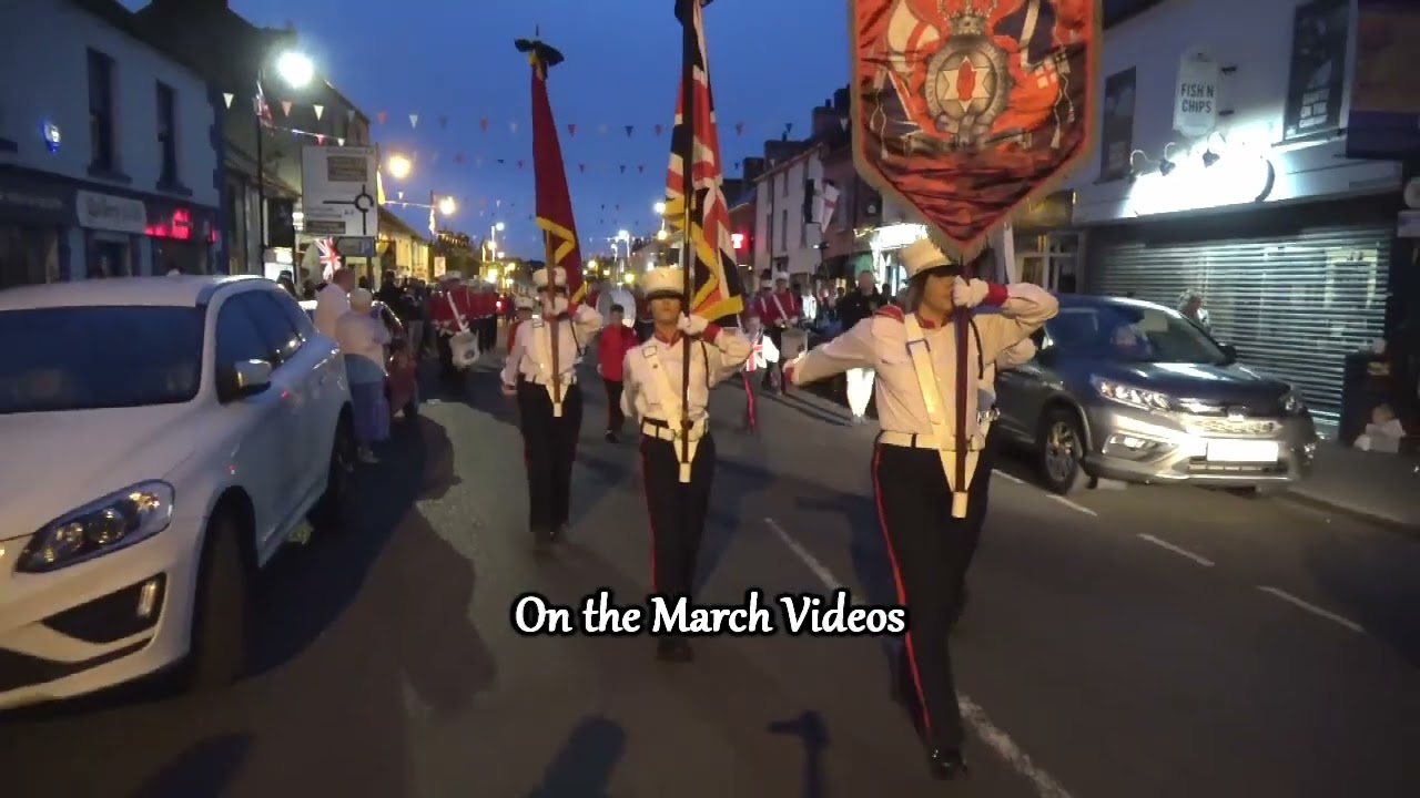 Giants Causeway Protestant Boys finishing their band parade 2022
