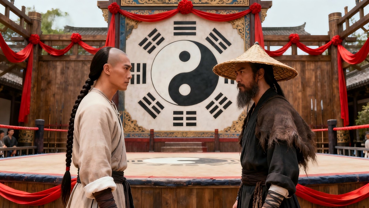 功夫電影！獨臂老者擂台無人能敵，卻敗給一個無名小子！#kungfu #movie