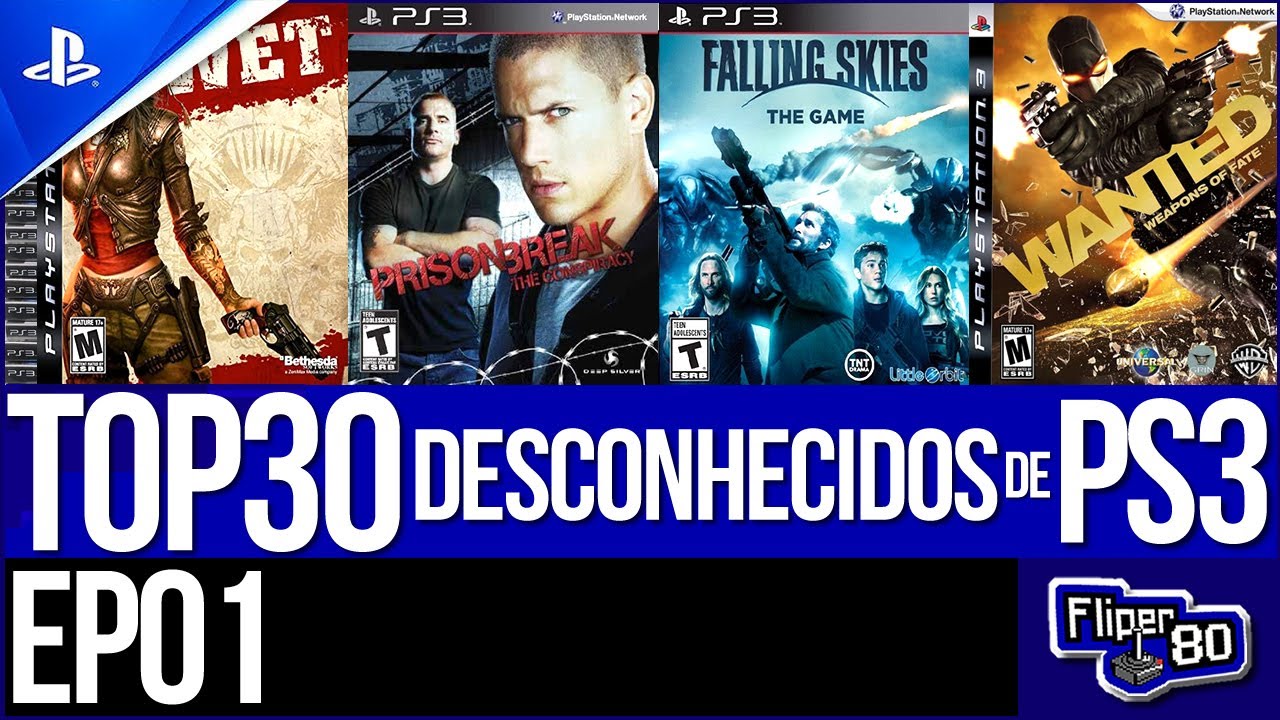 TOP 30 DESCONHECIDOS DE PS3 EP01 | MELHORES JOGOS DE PS3