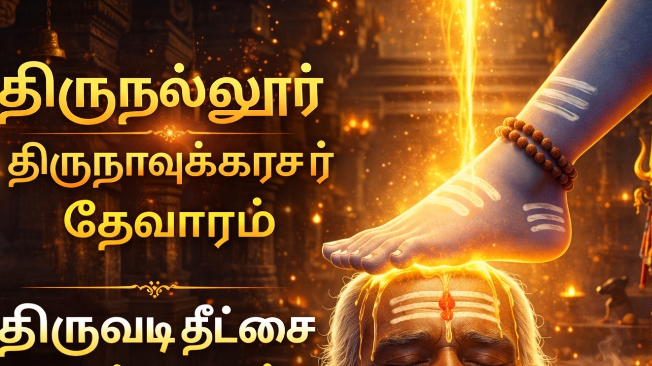திருநல்லூர்  | திருநாவுக்கரசர் தேவாரம் | நினைந்து உருகும் அடியாரை | THIRUNALLUR THIRUVADI DEETCHAI .