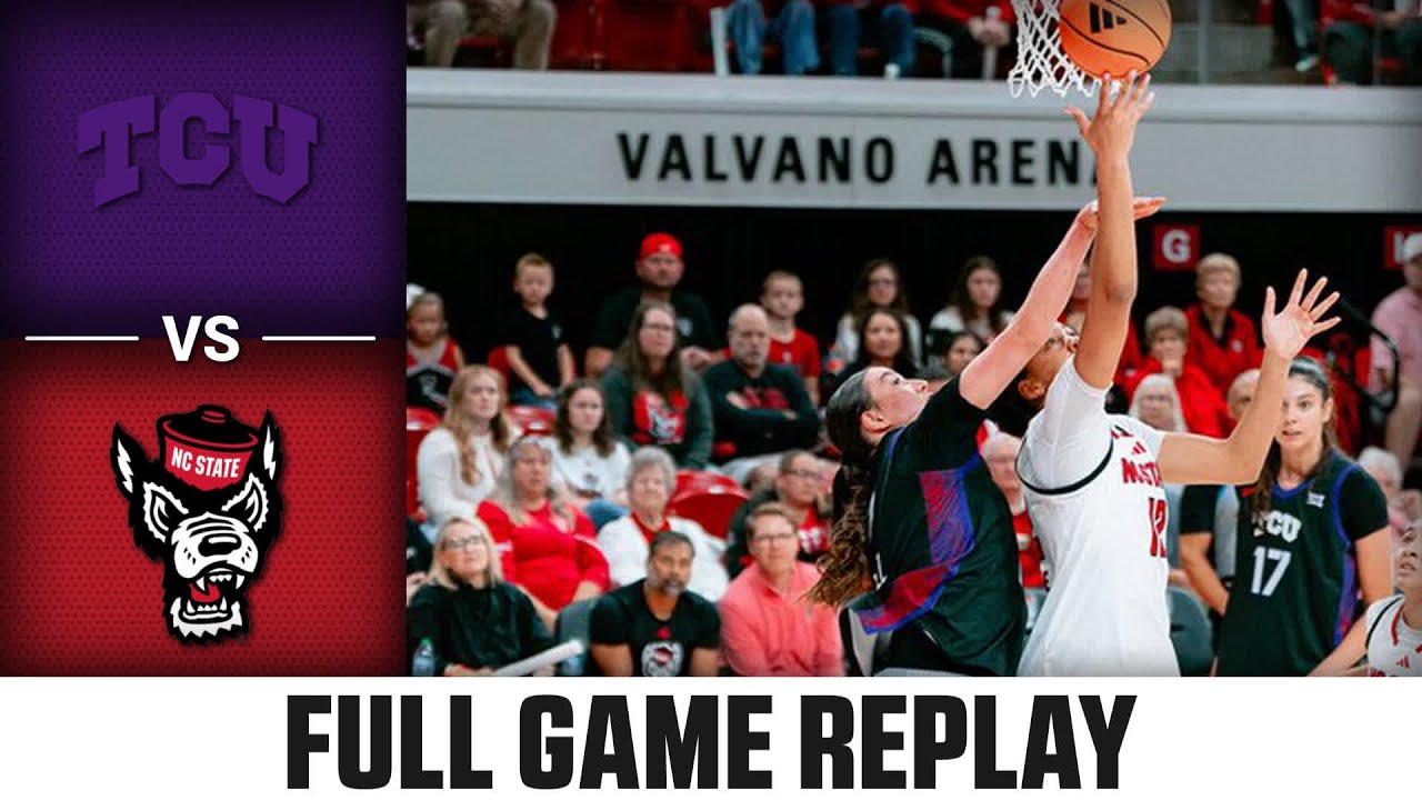 TCU vs. NC State Full Game Replay |  2025-26 ACC Women’s Basketball