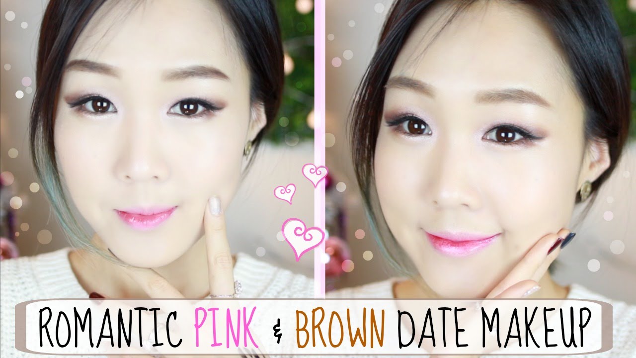 Romantic Pinkish Brown Date Makeup 핑크빛이 도는 로맨틱 브라운 화장