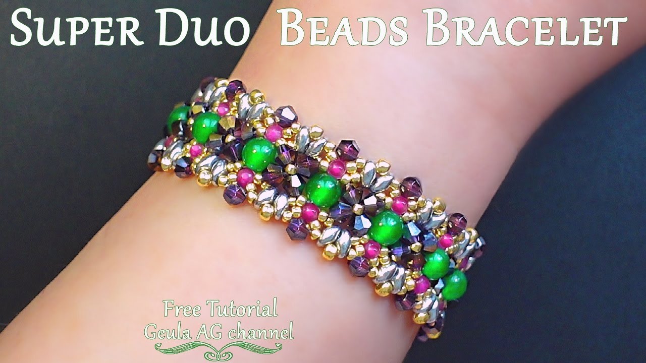 Super Duo Beads Bracelet DIY Beading Beginners Tutorial