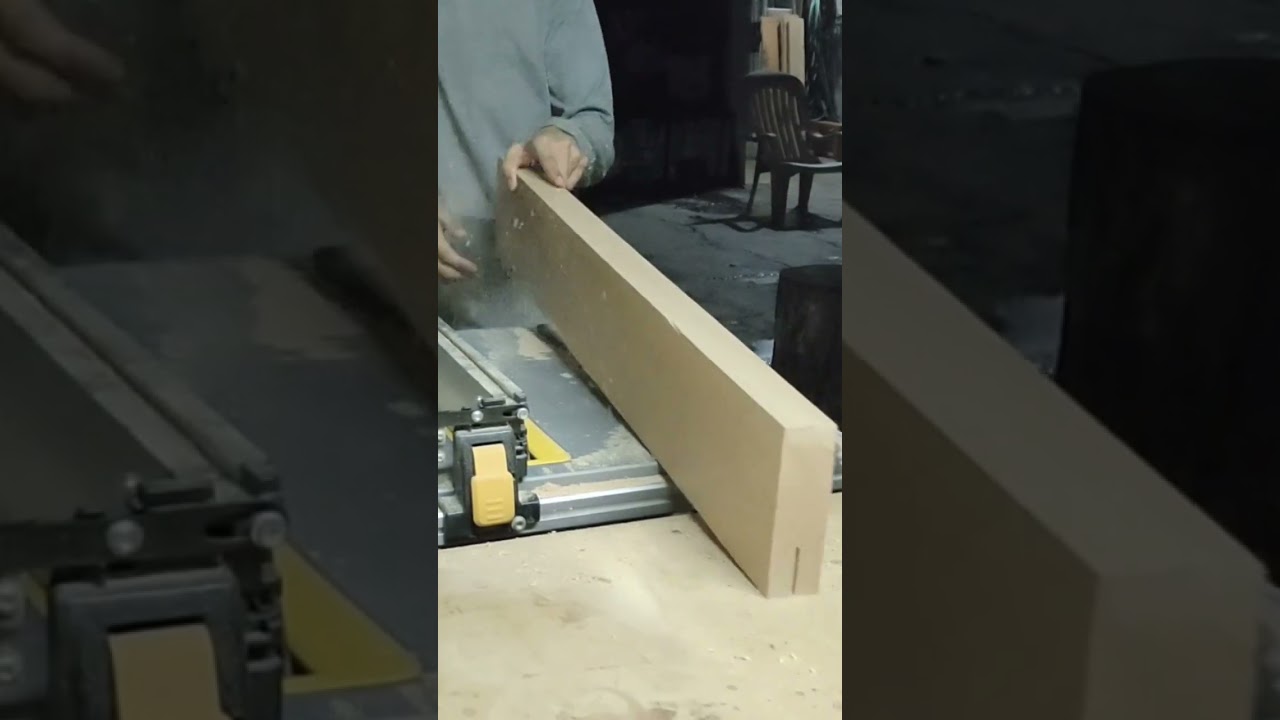 how to resaw using a tablesaw im resawing beechwood #craft #diy #tips #woodworking #tools #tablesaw