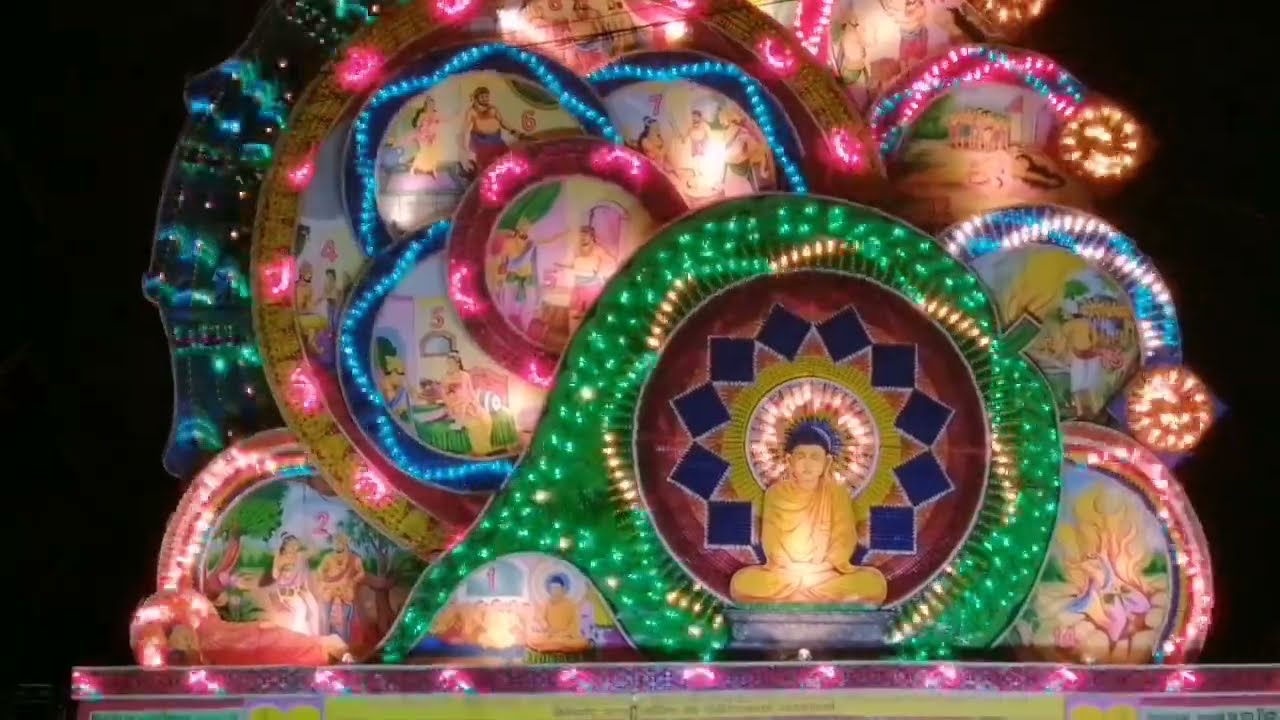 කැලණියේ වෙසක් තොරණ | vesak | චුල්ල ධර්මපාල ජාතකය