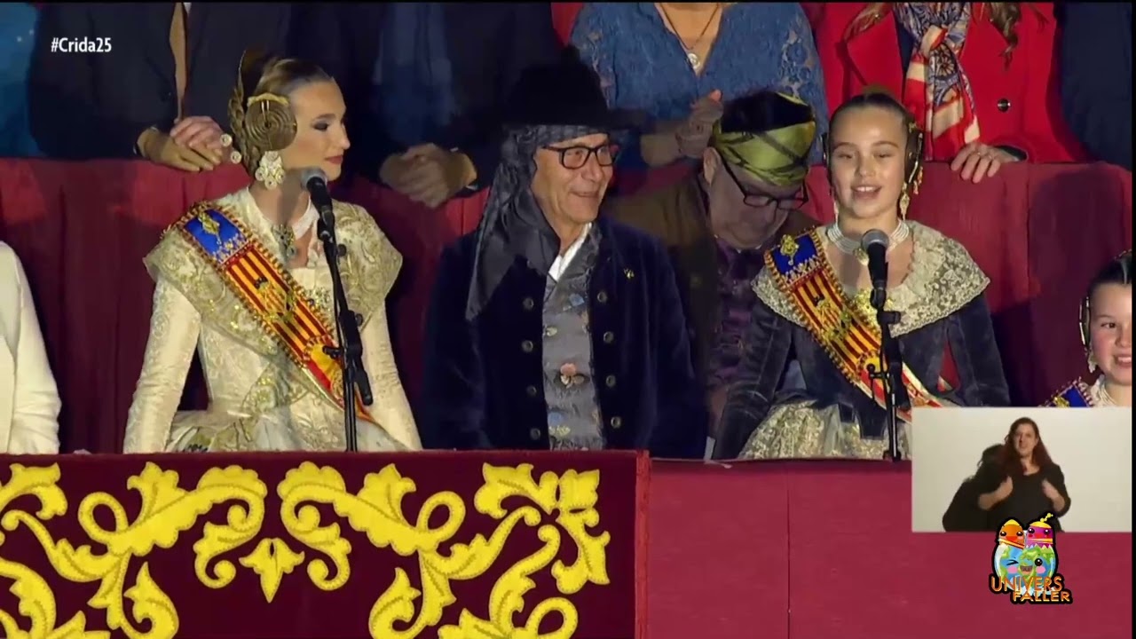 Univers Faller Presenta El Discurso de las Falleras Mayores de Valencia 2025 en la #Crida25