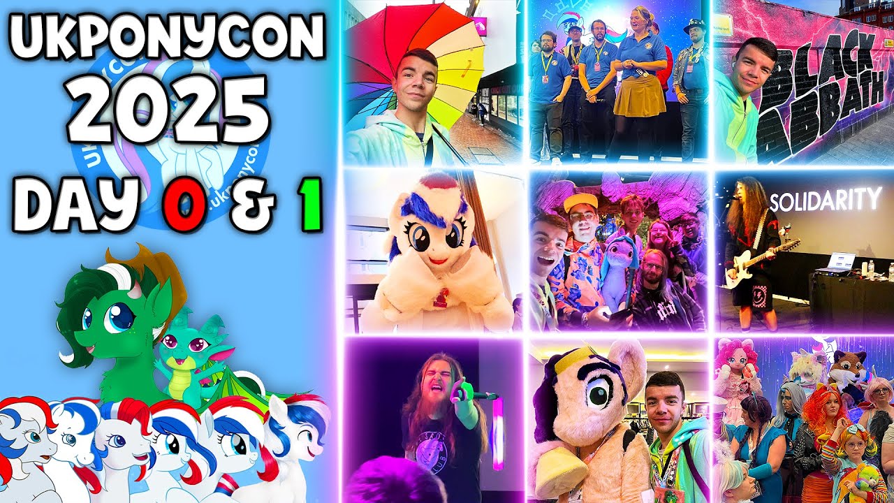 I HAD LUNCH WITH SUNSET SHIMMER! - UK PonyCon 2025 VLOG (Day -1, Day 0 & Day 1)