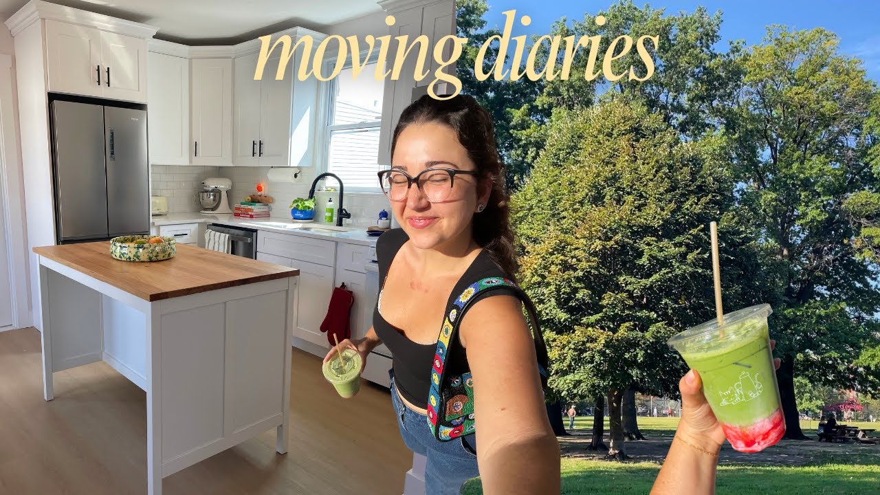 moving diaries!! | ikea date night, nyc thrifting & the best strawberry matcha 🍓