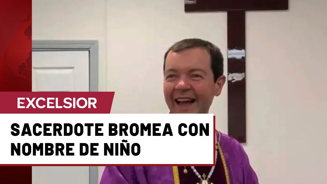 sacerdote bromea sobre el nombre “Matthew” durante la ceremonia de bautizo