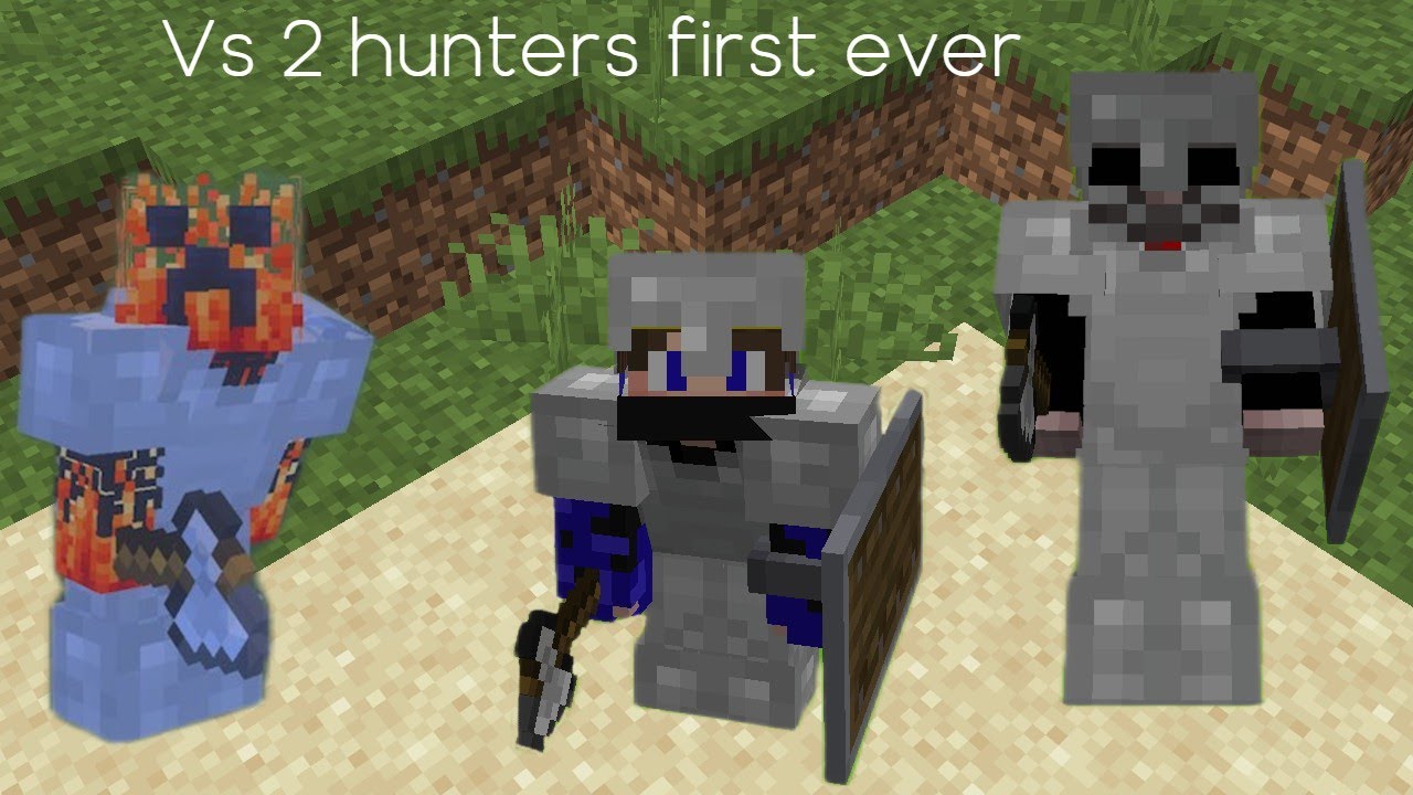 Minecraft manhunt vs 2 hunters