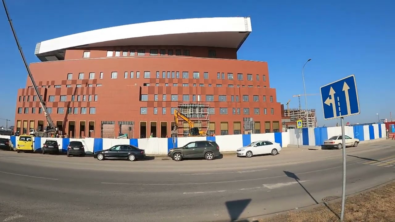Строительство филиала Большого Театра в Калининграде. 10 марта 26 года. 