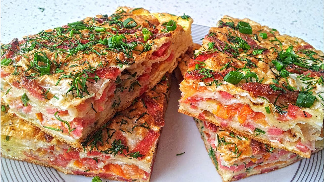 10-dəqiqəyə Hazir Yuxadan Qəlyanalti.Çox Dadli Səhər Yeməyi.Вкусная закуска за 10 минут.