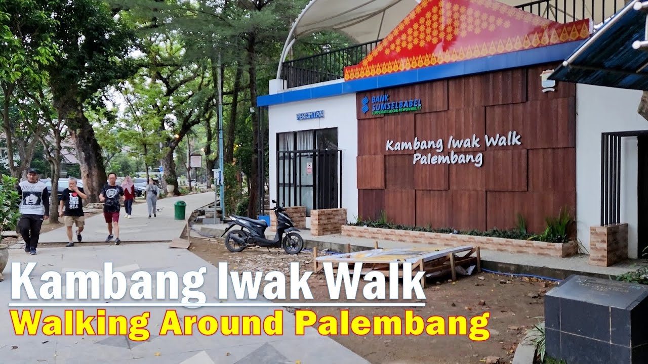 walking around TAMAN KAMBANG IWAK BESAK❗Palembang City - South Sumatera