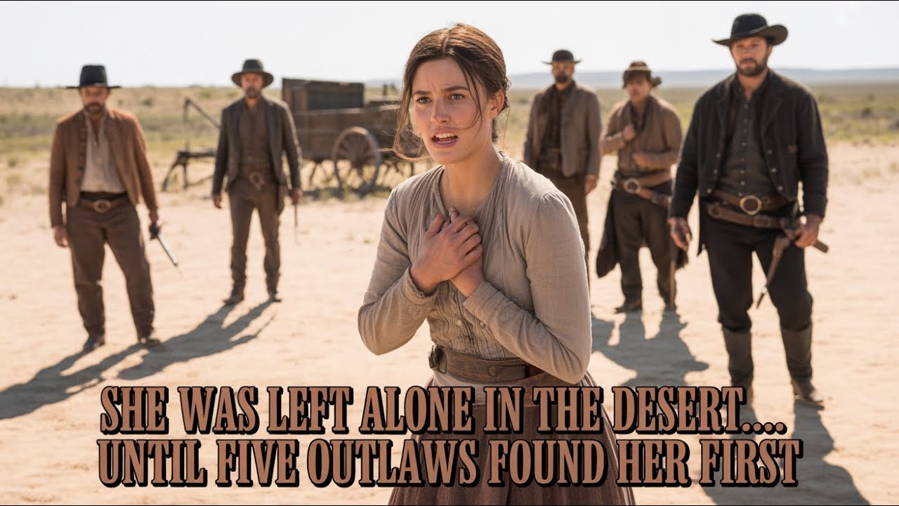 She Was Left Alone in the Desert… Until Five Outlaws Found Her First