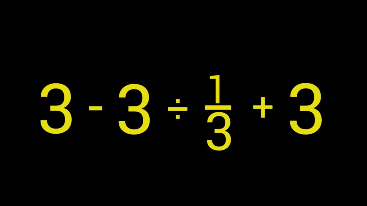 Can You Solve This Tricky Maths Problem ?