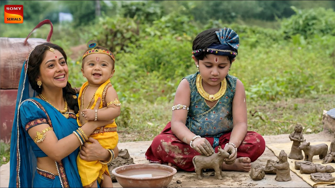 जब बलराम ने अपने नन्हे हाथों से कान्हा के लिए बनाए खिलौने, भावुक हो गई यशोदा मैया|| Yashomati Maiya