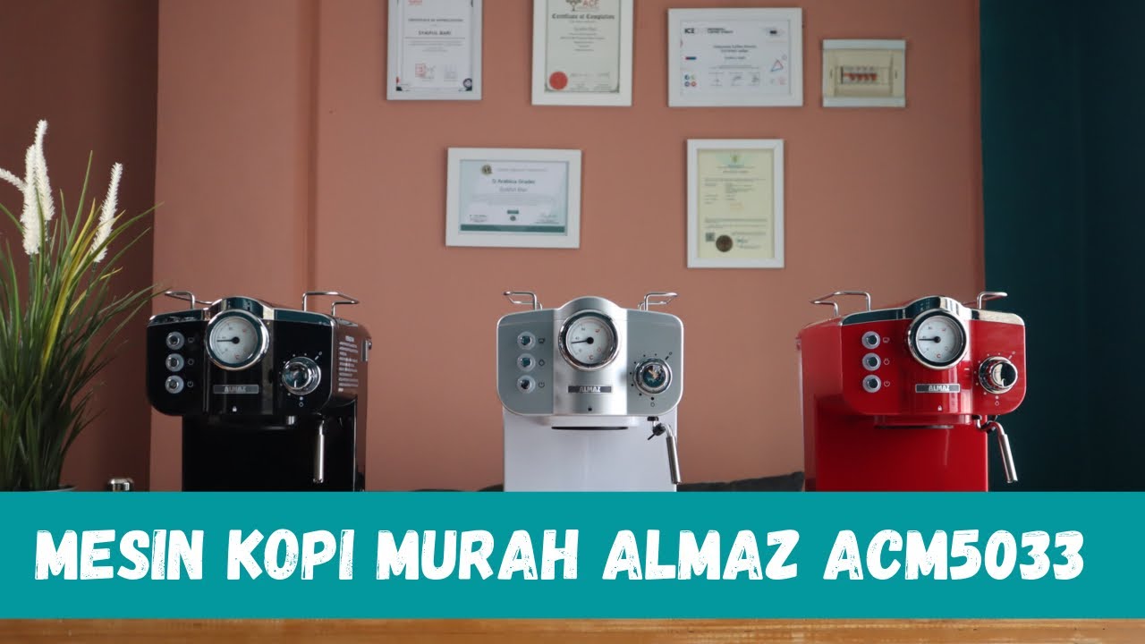 REVIEW MESIN KOPI MURAH RUMAHAN ALMAZ ACM5033