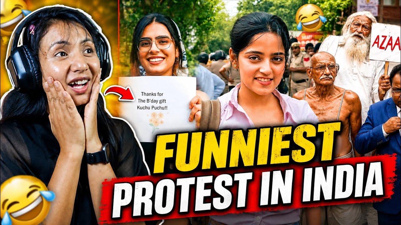 FUNNIEST GenZ Protest in India 😂😂 || Meme ko Jhatkaaa
