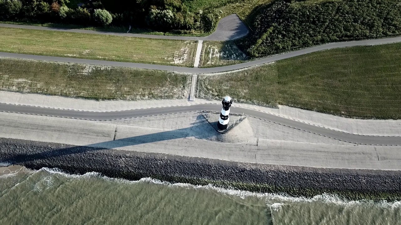 Van Breskens naar Groede Strand dronevlucht by DJI Mavic Pro