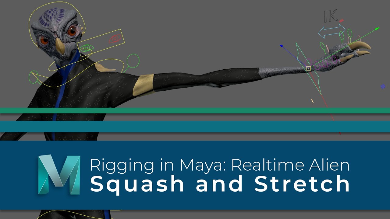 #RiggingInMaya | Part 18 | Squash & Stretch