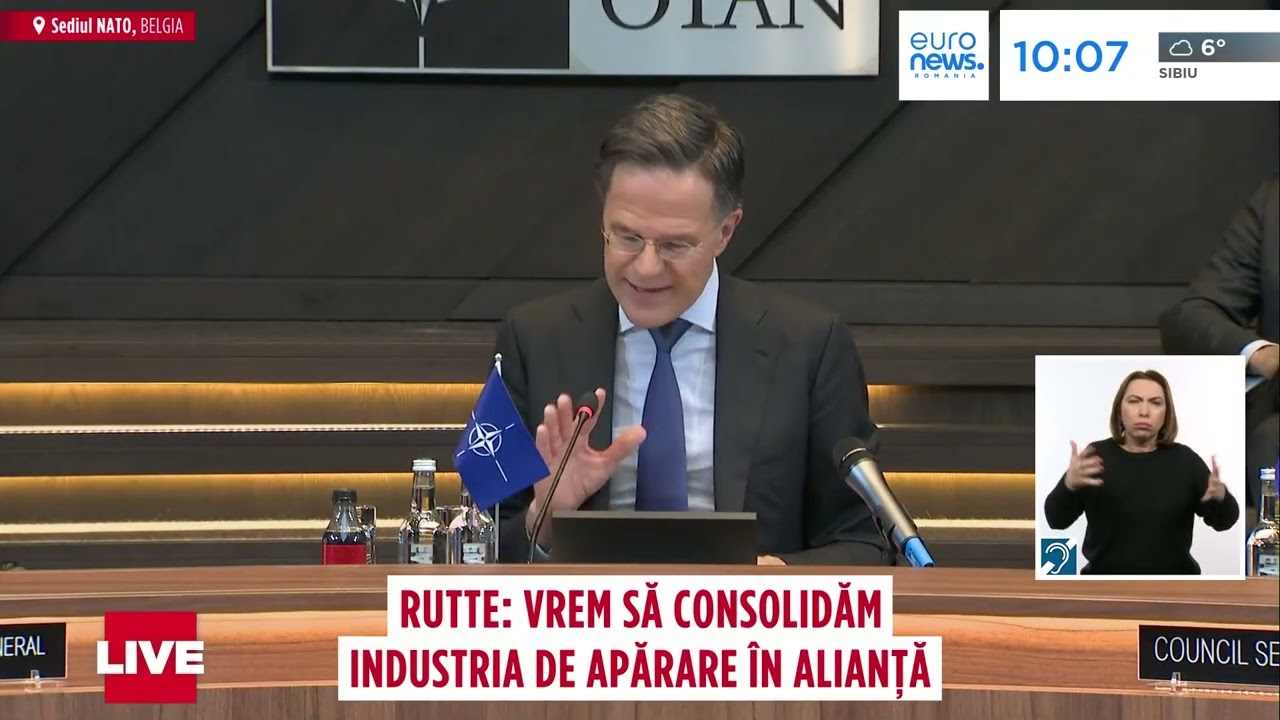 Șeful NATO cere consolidarea apărării. „Securitatea Ucrainei este legată de a noastră”