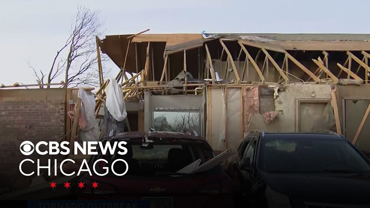 Couple credits faith for surviving tornado that tore roof off Aroma Park home, destroyed neighborhoo