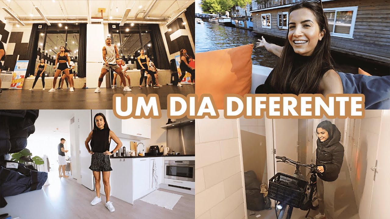 UM DIA COMIGO: PASSEIO DE BARCO EM AMSTERDAM, AULA DE DANÇA BRASILEIRA, CHOREI DE FELICIDADE  ✨