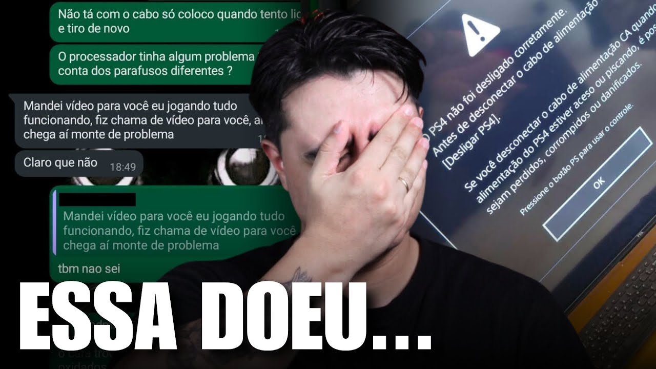 COMPROU UM PLAYSTATION E RECEBEU UMA BOMBA...