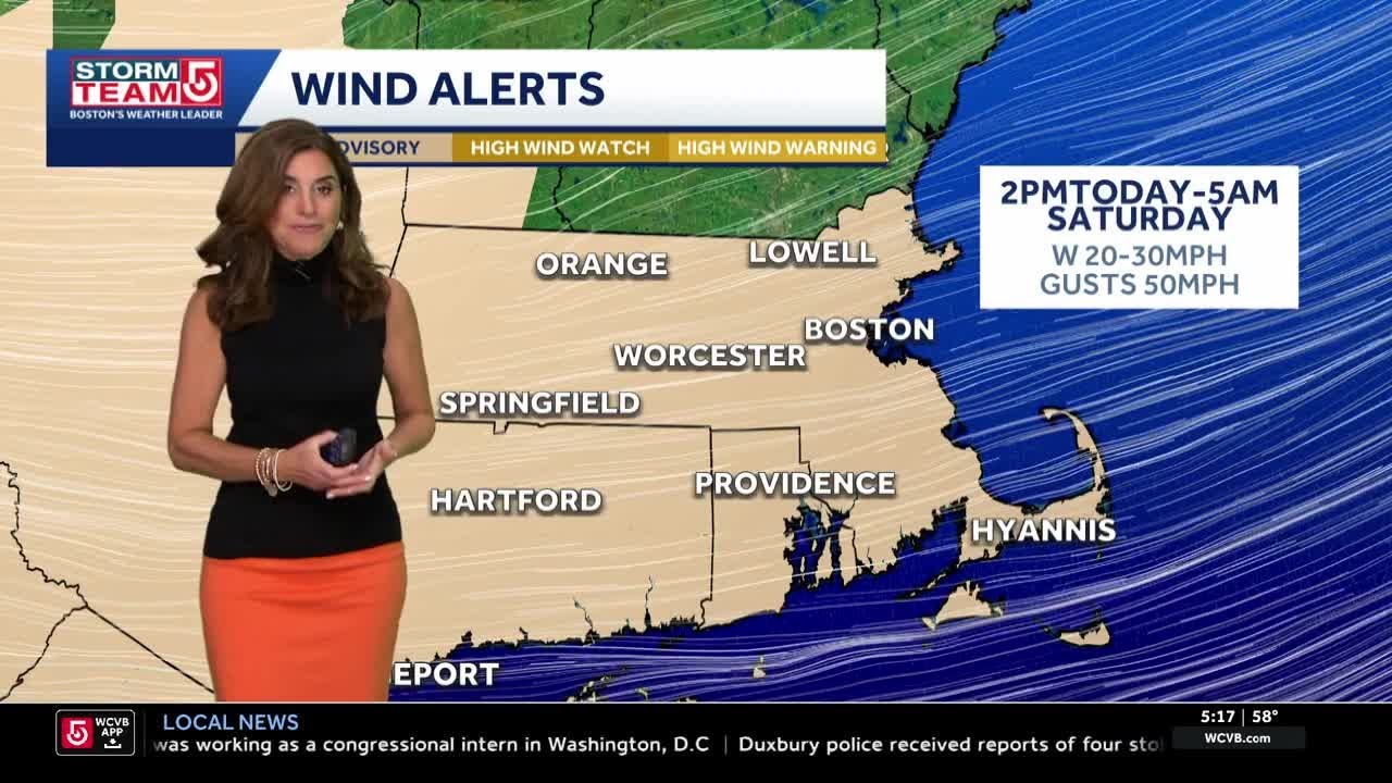Video: Rain tapers off; windy Halloween night ahead
