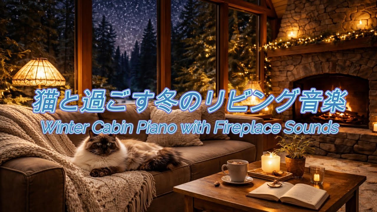 猫と過ごす冬のリビング音楽　＃集中　＃RelaxMusic　＃アンビエント
