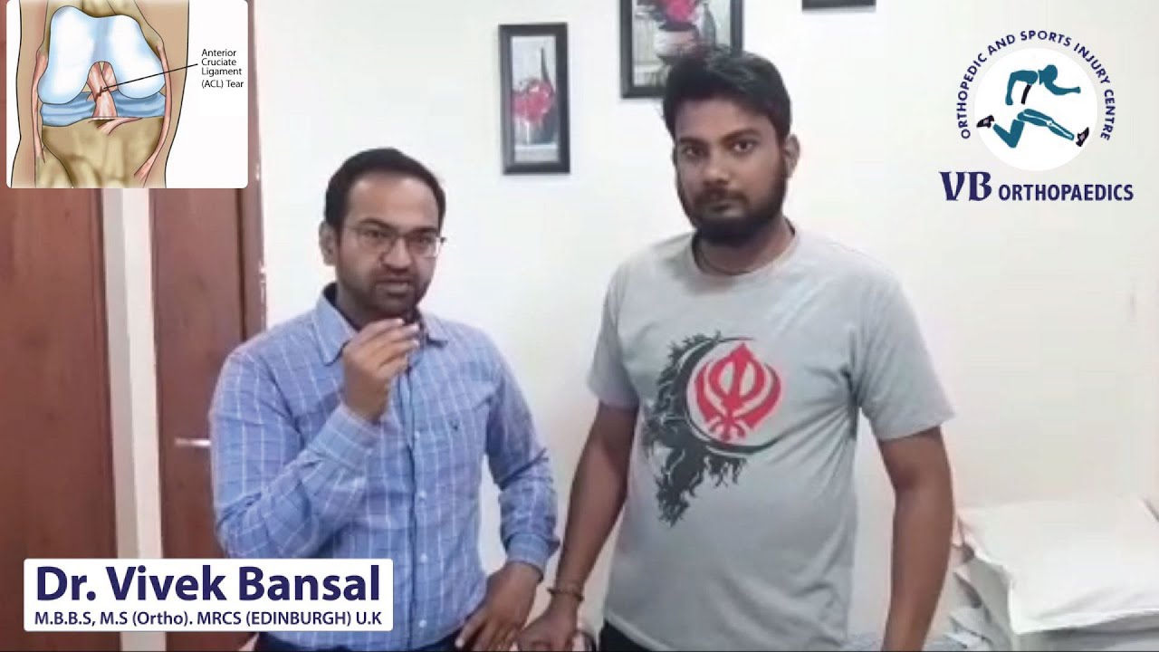 ACL Ligament Reconstruction And Meniscus Repair #Dr Vivek Bansal