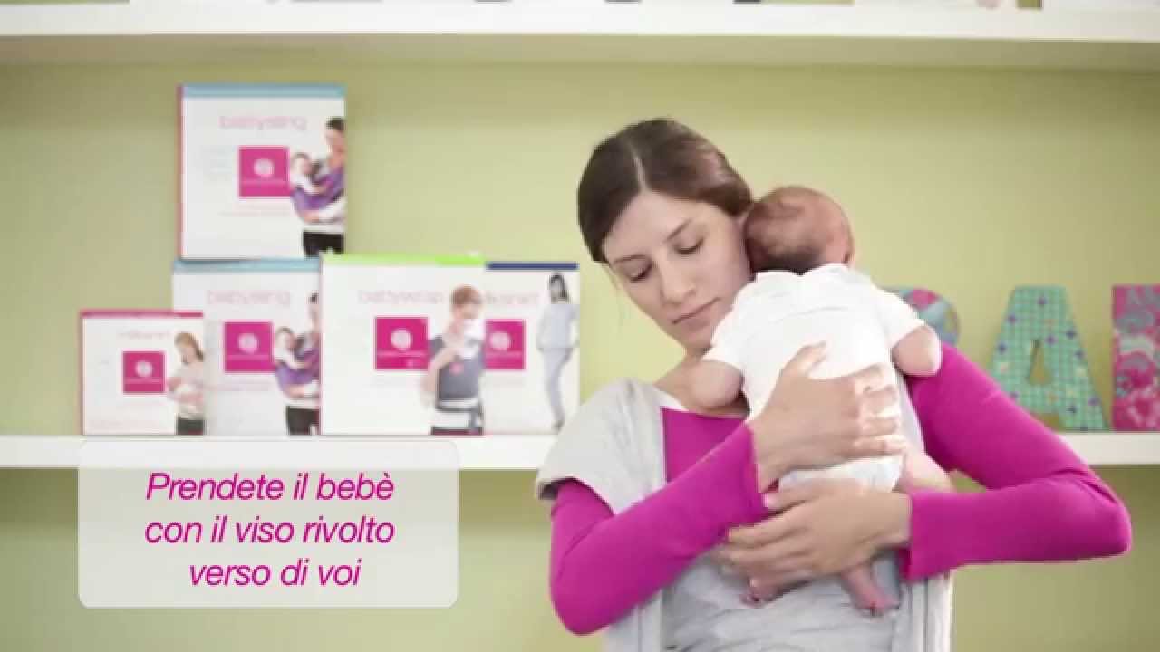 Babywrap fascia portabebè Quaranta Settimane posizione Loto