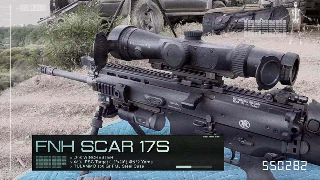FN SCAR 17S & Burris Eliminator III @932 yards