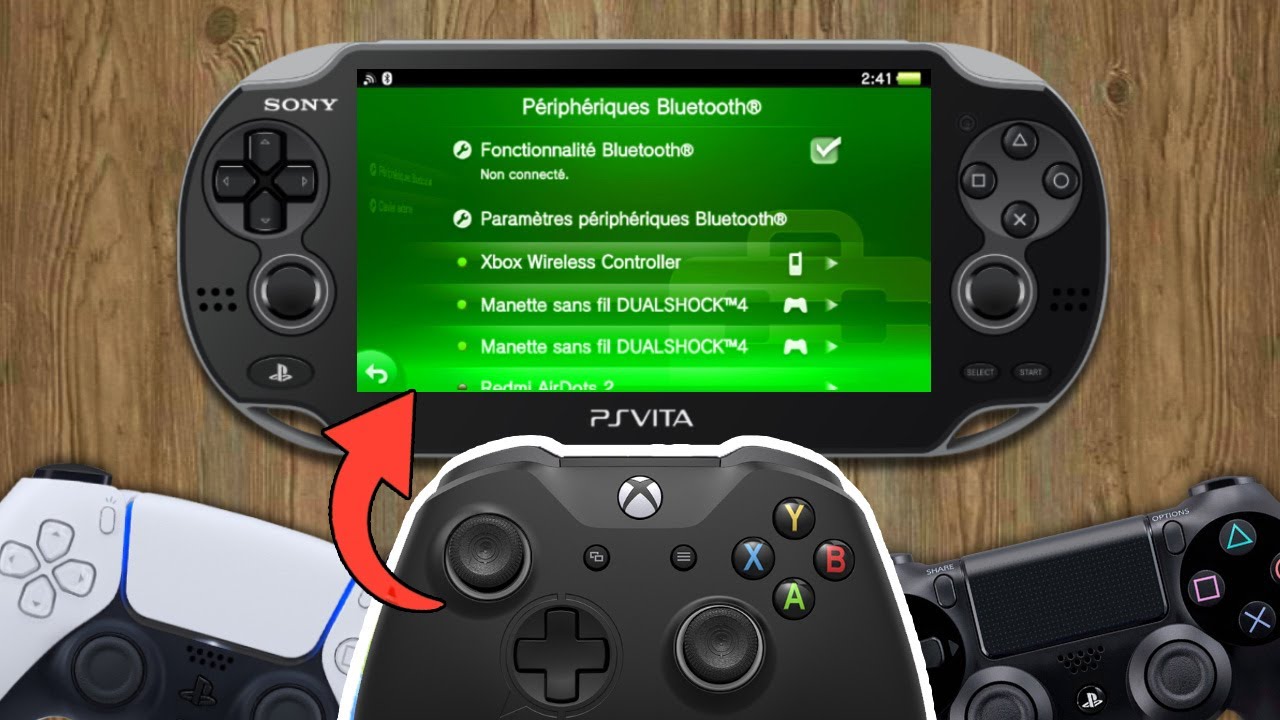 CONNECTER DES MANETTES PS4 OU XBOX SUR PS VITA en Bluetooth ! Tuto DS34Vita X1Vita plugin CFW FR