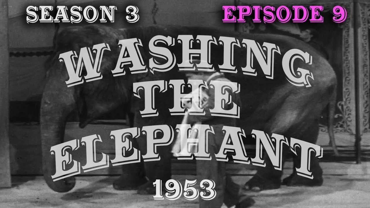 The Red Skelton Show:  WASHING THE ELEPHANT    (S3:E9)