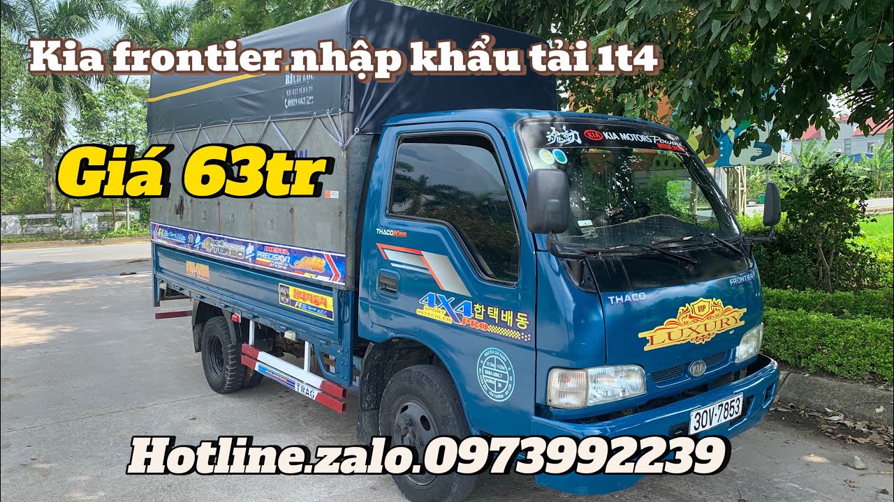Kia frontier nhập khẩu tải 1t4 giá chỉ 63tr. Lh0973992239#otocugiare #xeotogiare #xetainho