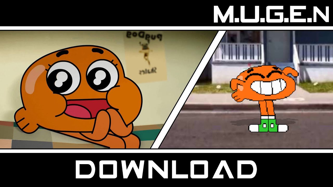 M.U.G.E.N. CHAR | The Amazing World of Gumball | Darwin Watterson by elmofan17