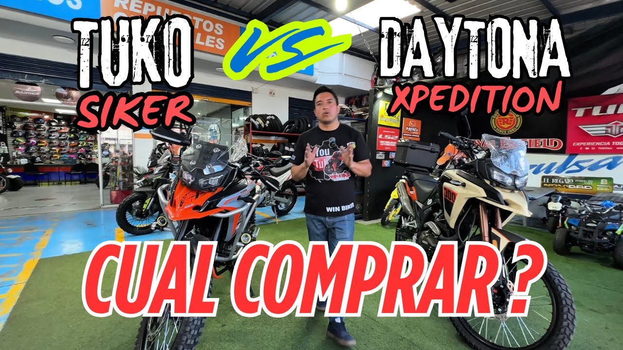 DAYTONA XPEDITION VS TUKO SIKRS LAS 300cc serán las reinas del DOBLE PROPÓSITO 2025 | WINBIKER