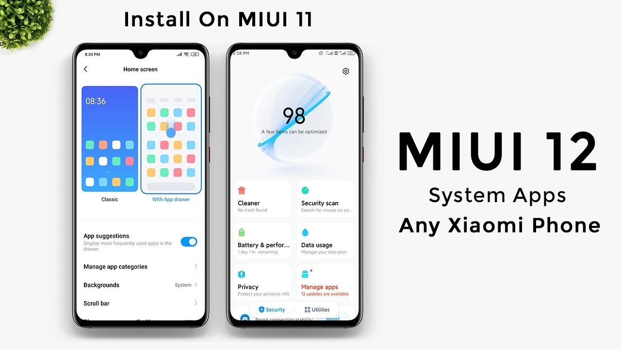 INSTALL MIUI 12 SYSTEM APPS ON ANY XIAOMI PHONE