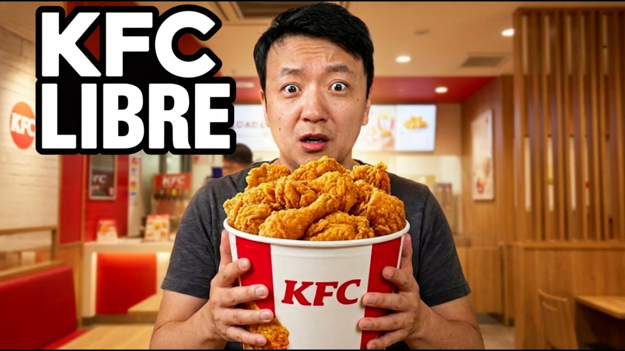 Encuentro el ÚNICO buffet KFC libre en el mundo en Tokio, Japón