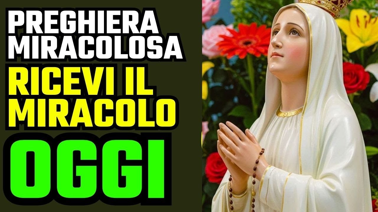 🔴 PREGHIERA DEL MATTINO PER METTERE LA TUA GIORNATA SOTTO BENEDIZIONE